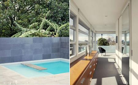 Las lineas rectas dominan las fromas de esta casa modernista de George Architects Las lineas rectas dominan las fromas de esta casa modernista de George Architects