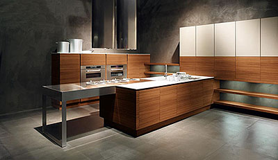 Cocina minimalista cesar_yara_kitchen_teak_door.jpg