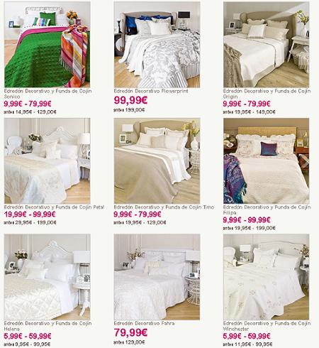 Rebajas en muebles, verano 2010 zaraedredones.JPG