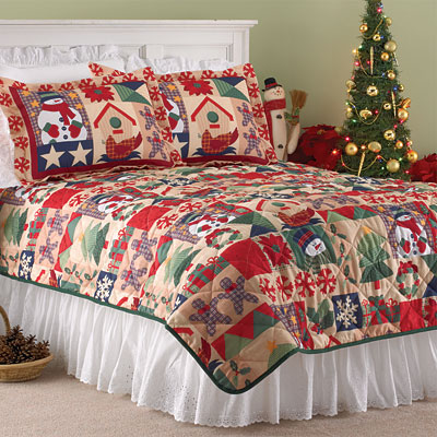 Decoración de Navidad para el dormitorio cama.jpg