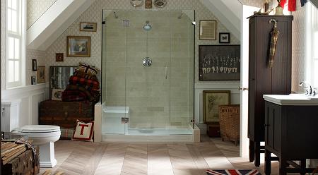 Decoración vintage para el cuarto de baño