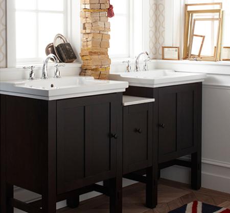Decoración vintage para el baño