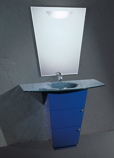 Baño pequeño y sofisticado