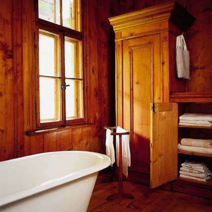 Baño de casa de campo