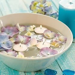 flores y velas flores y velas