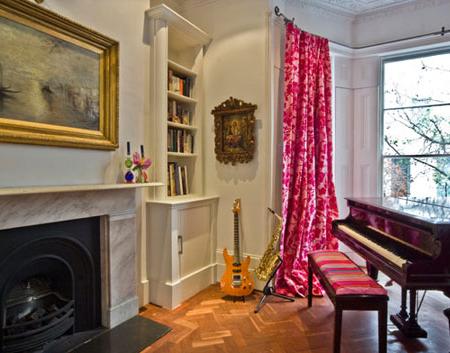 Decoración de interiores en diferentes colores