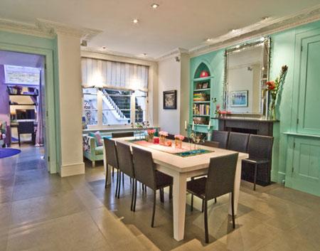 Decoración de interiores en diferentes colores