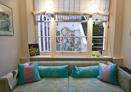 Decoración de interiores en diferentes colores