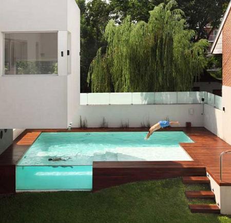 Casa minimalista con piscina Casa minimalista con piscina