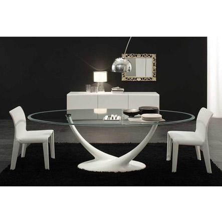 Mesa de comedor, de diseño, de la firma Cattelan Italia