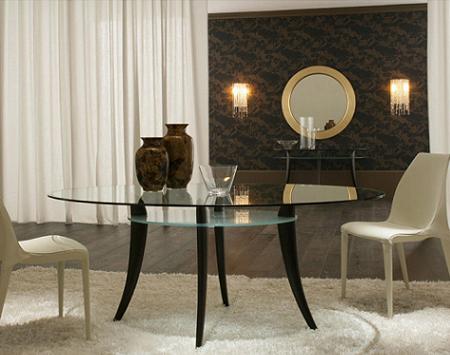 Mesa de comedor, de diseño, de la firma Cattelan Italia