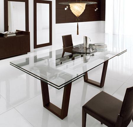 Mesa de comedor, de diseño, de la firma Cattelan Italia