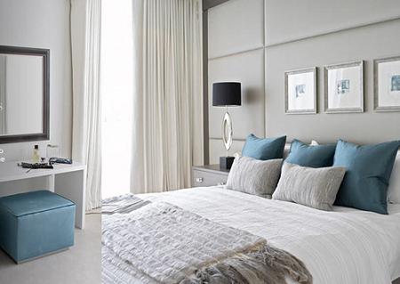 Habitación de color gris