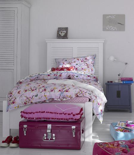 Un dormitorio infantil con un aire vintage muy encantador!