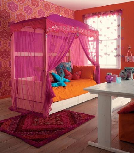 Dormitorio tipo Princesa de inspiración oriental