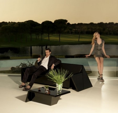 Muebles de jardín minimalistas: sofá, mesa de centro, tumbona,... Muebles de jardín minimalistas: sofá, mesa de centro, tumbona,...