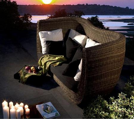lounge on the terrace