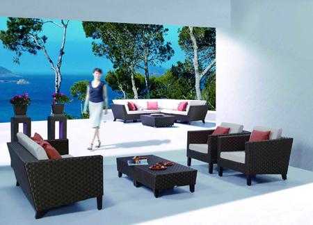 lounge on the terrace