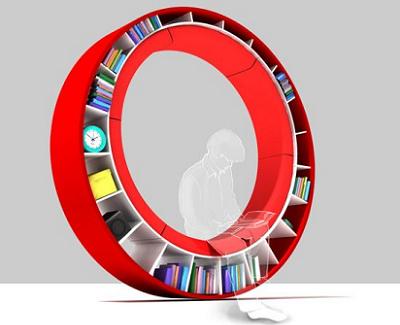 estanteria circular de diseño
