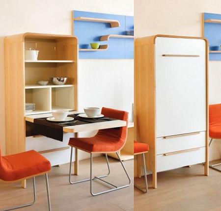 Mesa abatible ideal para espacios pequeños Mesa abatible ideal para espacios pequeños