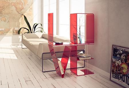 Estantería de diseño: con mensaje Estantería de diseño: con mensaje