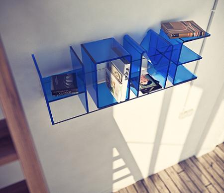 Estantería de diseño: con mensaje Estantería de diseño: con mensaje