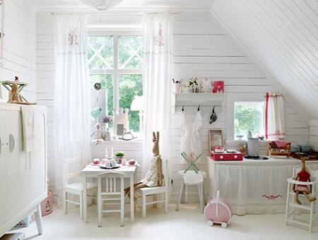 Cuarto de juegos blanco Cuarto de juegos blanco