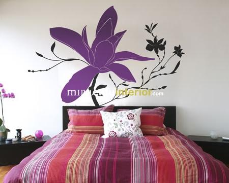 Ideas para decorar con viinilos para el dormitorio