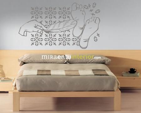 Ideas para decorar con viinilos para el dormitorio