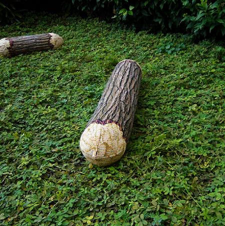 Cojín con forma de tronco Cojín con forma de tronco