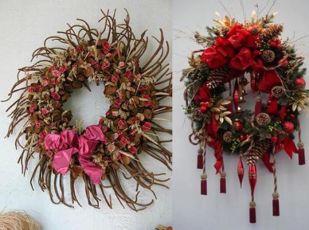 Coronas de Navidad, originales y de diseño!