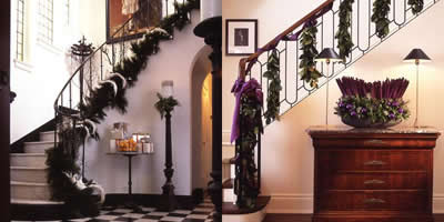 escaleras de navidad