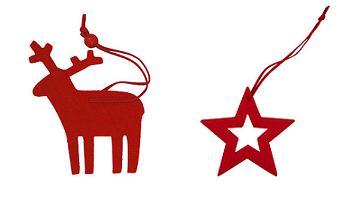 reno y estrella de fieltro de ZaraHome reno y estrella de fieltro de ZaraHome