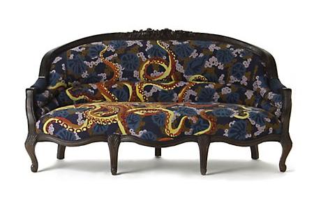 Los sofás más vintage son de Anthropologie
