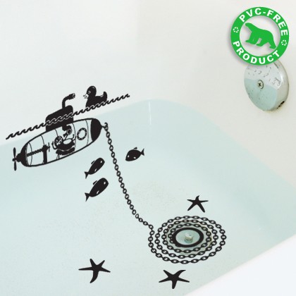 Vinilos para el cuarto del baño: en la bañera cadena_hu2.jpg